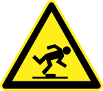 Trip Hazard Warning Sign